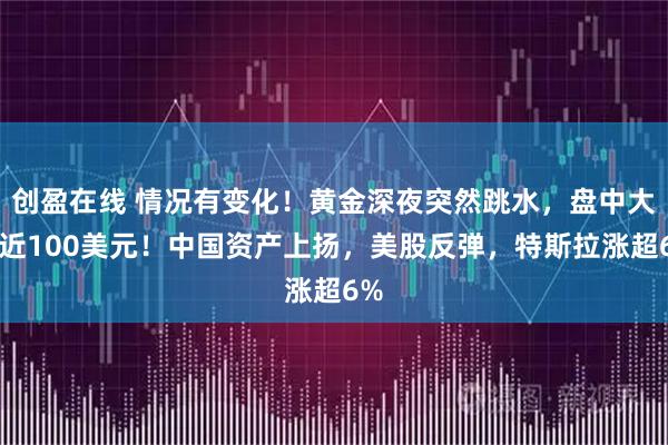 创盈在线 情况有变化！黄金深夜突然跳水，盘中大跌近100美元！中国资产上扬，美股反弹，特斯拉涨超6%