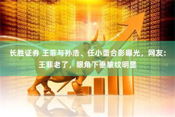 长胜证券 王菲与孙浩、任小蕾合影曝光，网友：王菲老了，眼角下垂皱纹明显